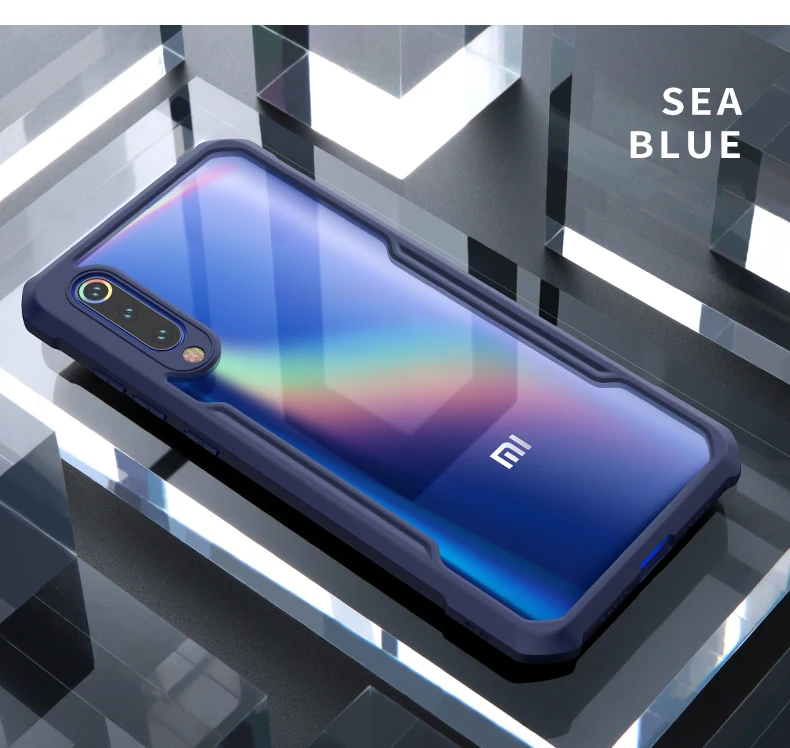 XUNDD подушка безопасности противоударный чехол для Xiaomi Mi9 полный защитный чехол прозрачный PC задняя крышка для Xiaomi Mi9 Pro Чехол Coque