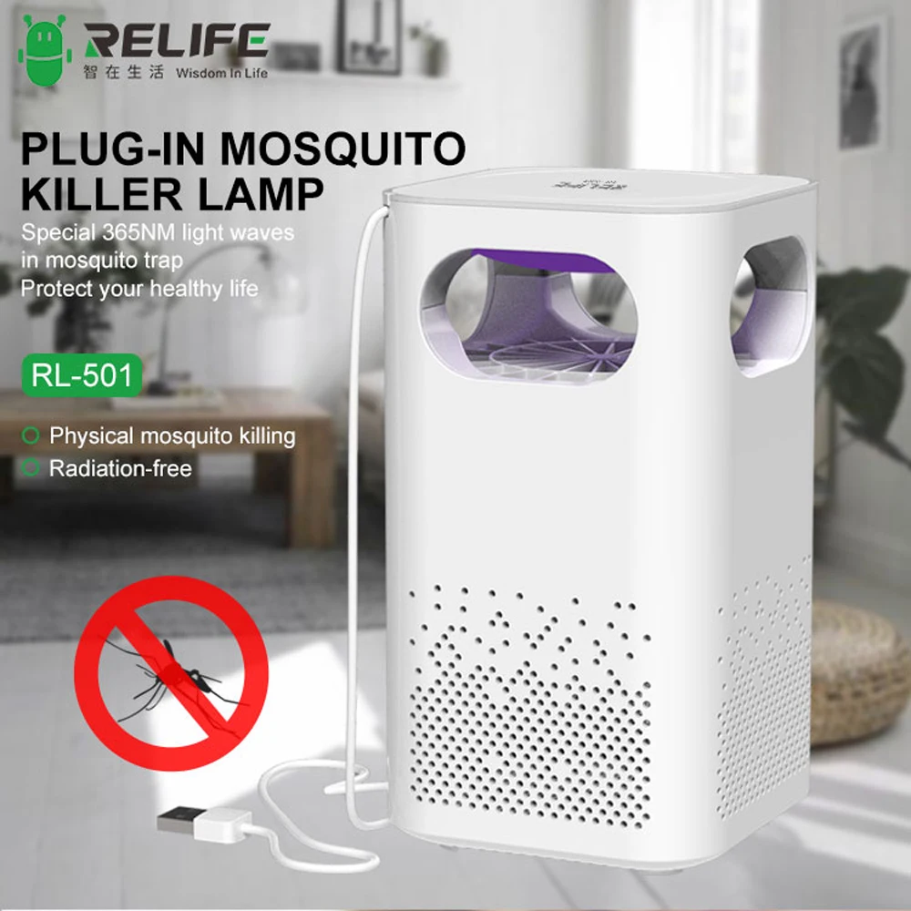 RL 501 светодиодный светильник от комаров USB лампа насекомых ловушка фонарь