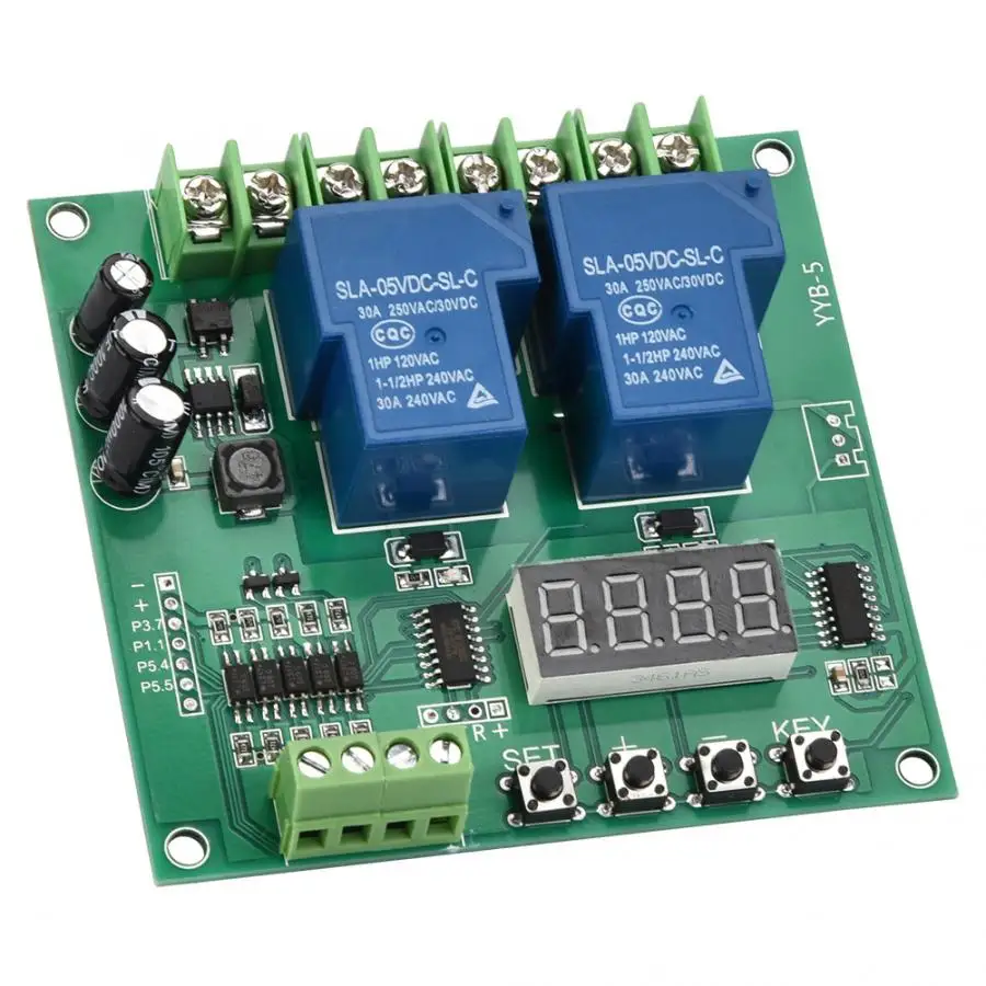 YYB 5 12v 24v передняя/обратная плата управления двигателя два модуля времени