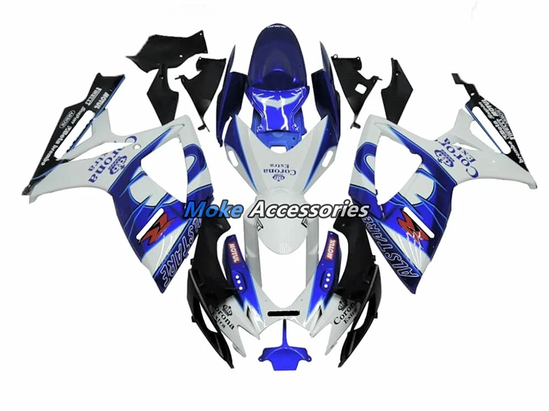 

Motorcycle Fairings Kit Fit For gsxr600/750 2006-2007 Bodywork Set High Quality Injection NEW White Black Blue