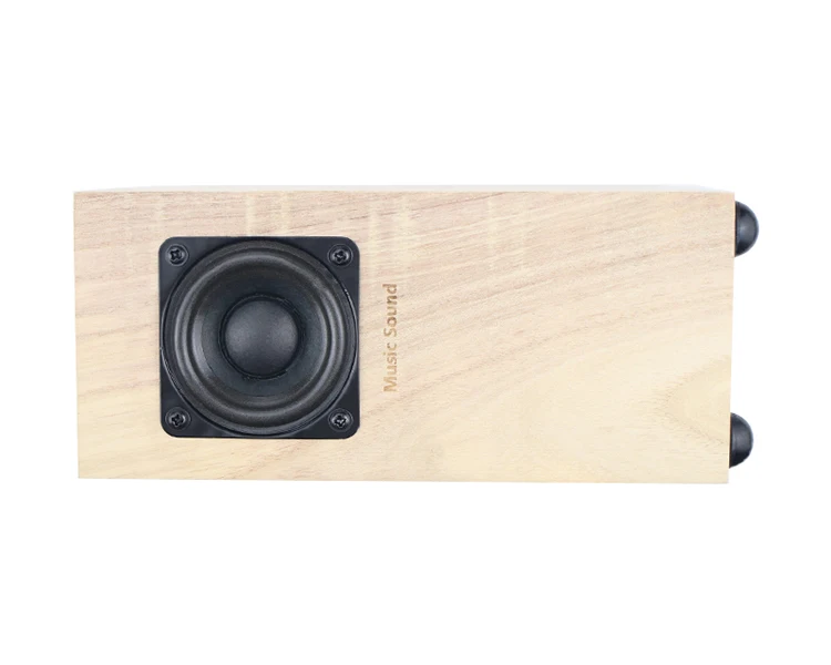 GHXAMP Full Range Wooden Speakers Hifi 2.0 Treble Midrange Bass Balance Clear Passive Loudspeaker Stereo Home Theatre 4ohm 2pcs