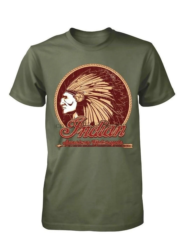 

Indian Motors Tribe Motorcycles Bikers Riders Adult T-Shirt S-Xxl