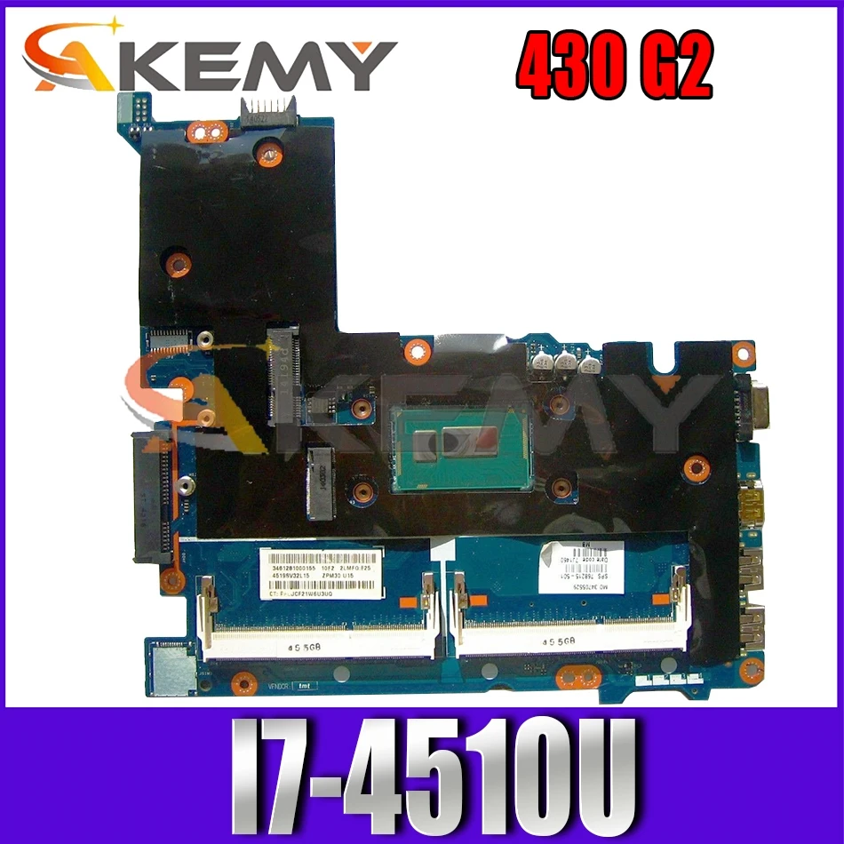 

774527-601 774527-501 For HP Probook 430 G2 I7-4510U Laptop motherboard ZPM30 LA-B171P SR1EB DDR3 Notebook Mainboard