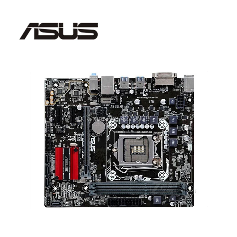 LGA1151 USB 3 0 PCI E3.0 SATA3.0 для ASUS EX B150M V5 D3 оригинальный б/у настольный компьютер Intel B150