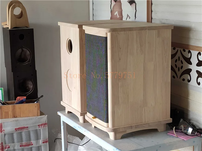 Корпус динамика из массива дерева корпус для автомобильного сабвуфера 10 дюймов 1