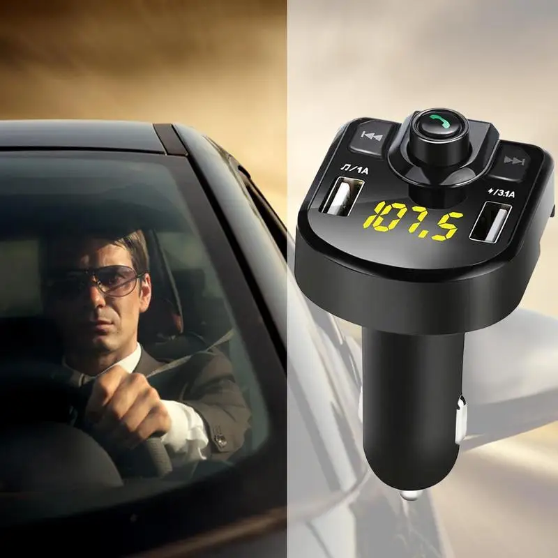 FM-трансмиттер автомобильный с поддержкой Bluetooth 4 0 и двумя Usb-портами | Автомобили