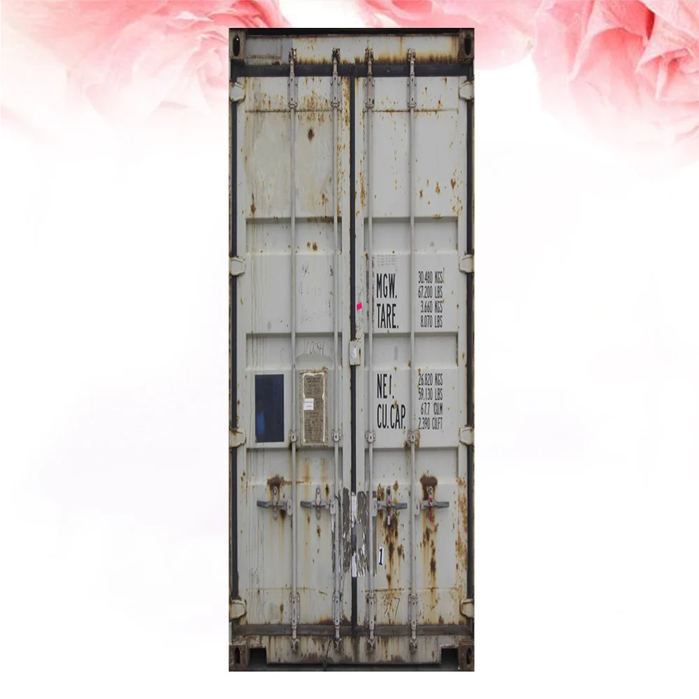 

1 Set of Door Sticker PVC 3D Door Renovation Sticker Removable Door Bedroom Living Room Door Sticker for Home (38.5cmx200cm)