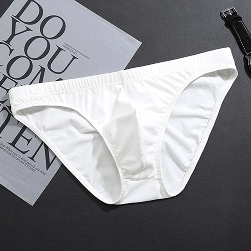 Cotton Briefs Mens Comfortable Underpants Man Underwear M/L/XL/XXL Drop shipping Mens Breathable Low-rise Brief Panties Solid