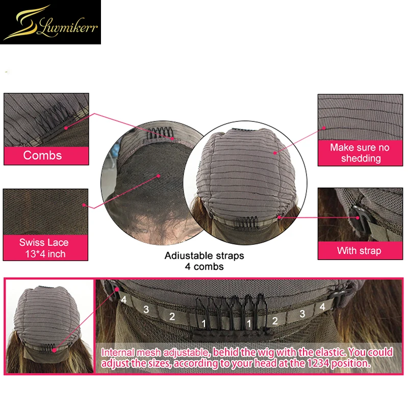 

Body Wave Short Bob Wig Pre Plucked 13x4 Lace Front Natural Human Hair Wigs For Black Women Remy 180 Density Glueless