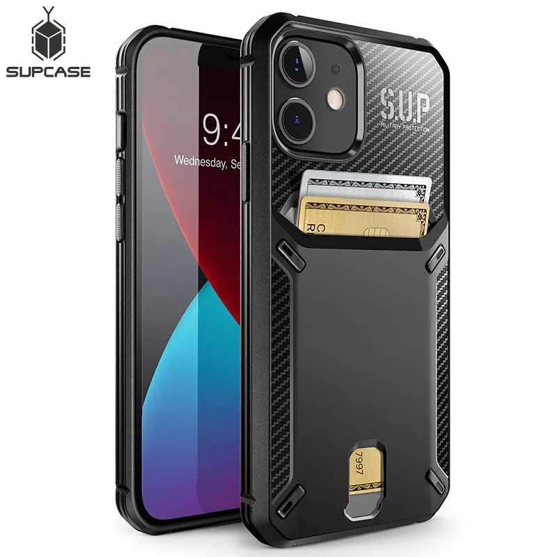 SUPCASE For iPhone 12 Mini Case 5.4 inch (2020 Release) UB Vault Slim Protective Wallet Cover with Built in card holder|Бамперы| |
