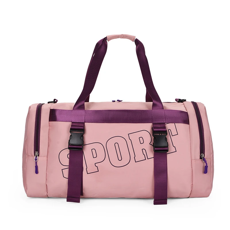 New Style Outdoor Sports Women's Bag Portable Oxford Cloth Travel Luggage Ultra-light Folding Yoga Gym Fitness Ball Game Handbag