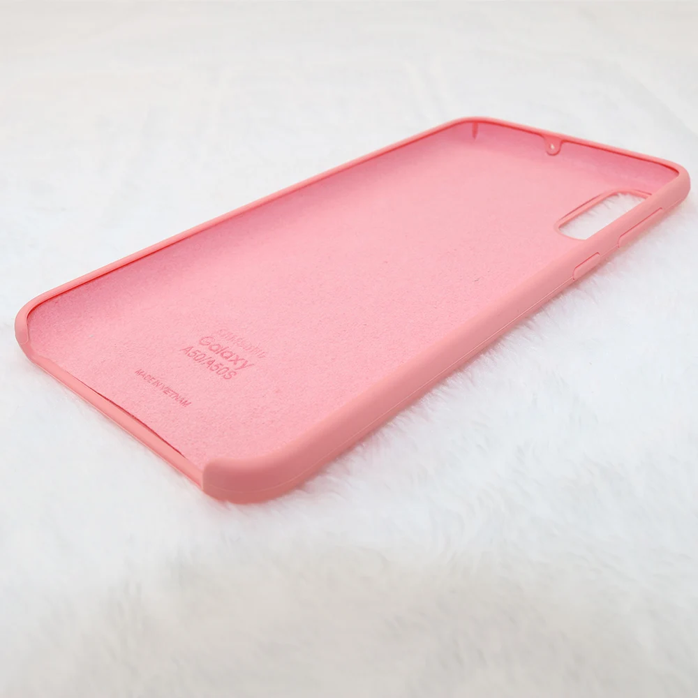 Original Samsung Galaxy A50 Liquid Silicone Case Soft Silky Shell Cover For a50 a70 2019 A505 A505F SM-A505F 6.4'' | Мобильные