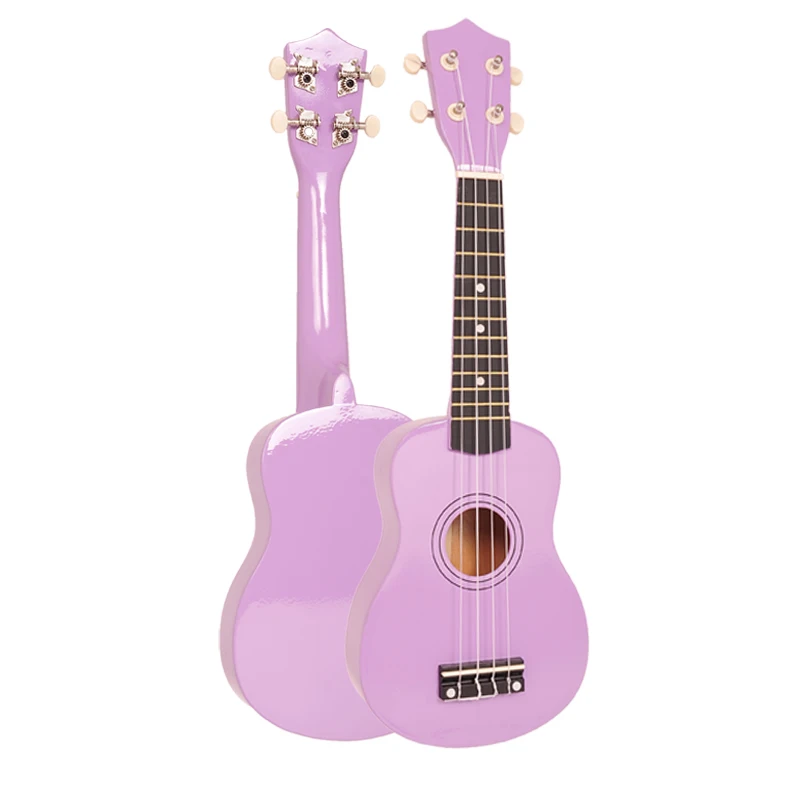 21 дюймов Гавайские гитары деревянные 4 струнные портативный размер музыкальный