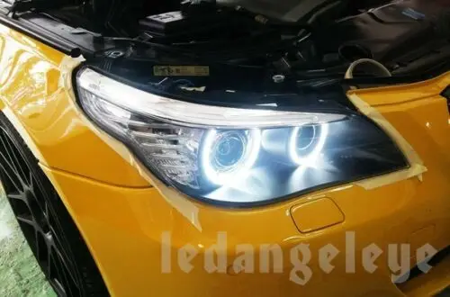 Сделано для BMW 2003 04 E60 523i 525i 530i светодиодный фары подходят оригинального