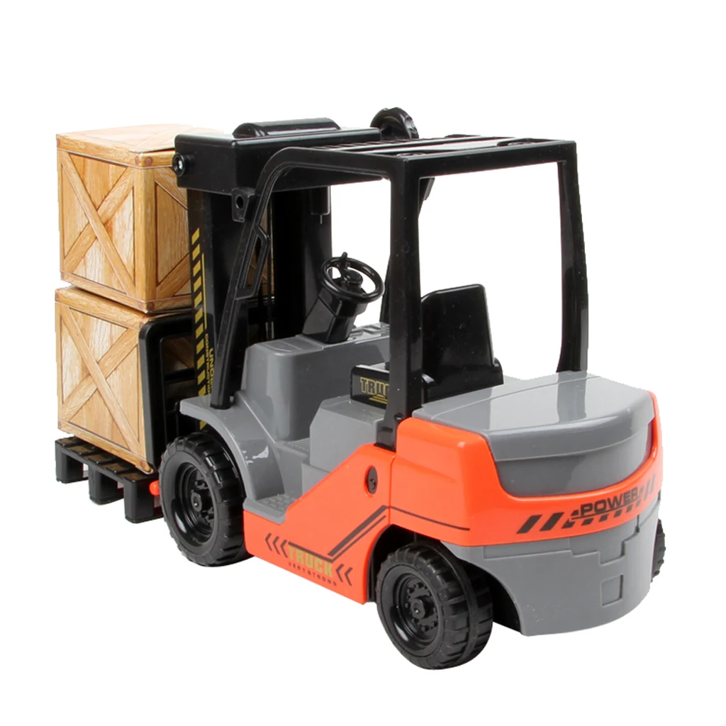 Miniature 1:22 Plastic Fork Lift Truck Engineering Vehicle Toy Gift | Игрушки и хобби