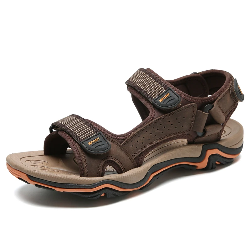 

large size mens shoes casual sandals breathable mesh summer sandali non-slip platform sandales homme chaussure buty meskie shoe