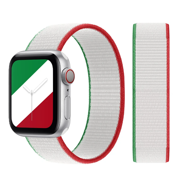 

Nylon loop strap for apple watch band 44mm 40mm correa iwatch band 42mm 38mm bracelet smartwatch wristband for serie SE 6 5 4 3
