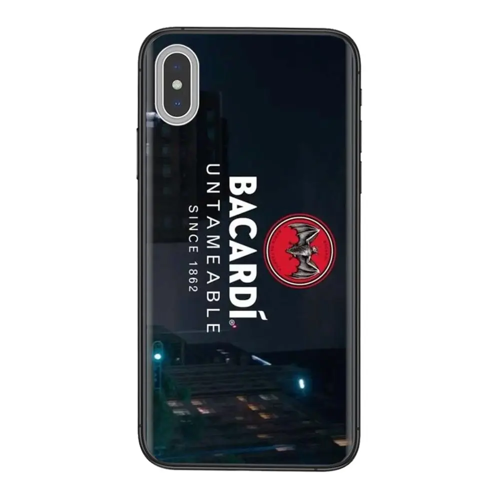 Наклейка с логотипом вампирской летучей мыши Bacardi Rum для Galaxy A02 A22 A71 A51 A50 A42 A40 A32 A31 A30S A21S A20 A20S A20E A12 5G TPU телефона