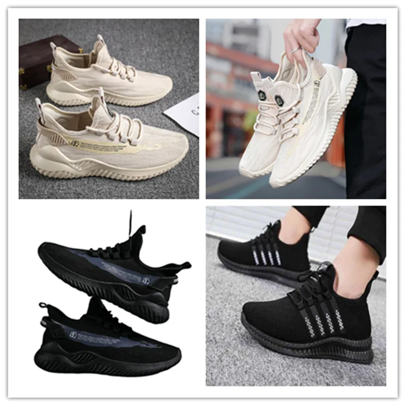 

New 2021 Mesh Fashion Sneakers Men Casual Shoes Lac-up Lightweight Shoes Comfortable Breathable Walking Shoe Zapatillas Hombre