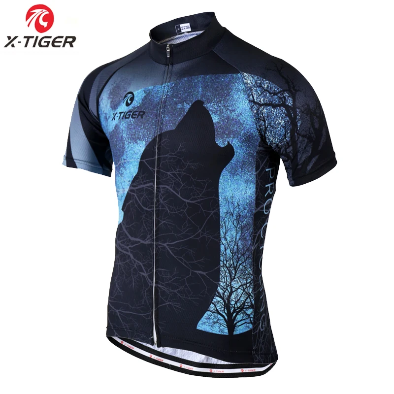 

X-TIGER Brand MTB Jersey Mountain Bike Clothing Cycling Clothes Breathable Verano Maillot Roupas Ciclismo Hombre
