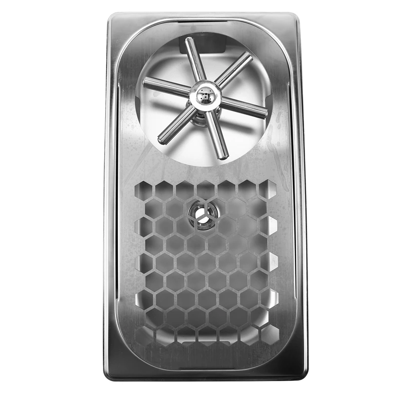 

Glass Rinser Stainless Steel Rinser for Beer Milk Tea Cup Washer Cleaner Glass Rinser for Hotel Bar