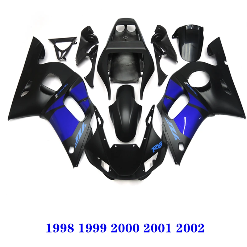 

For YAMAHA YZF600R 1998-2002 motorcycle parts ABS injection full car fairing kit, YZF600 R6 98-02body fairing can be customized