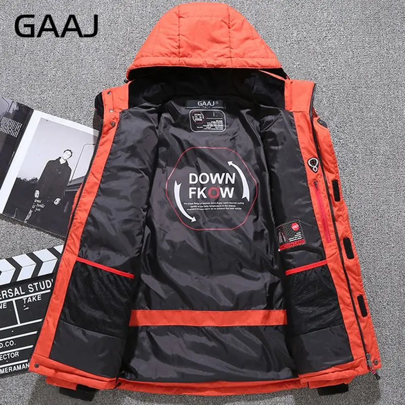 Мужской пуховик высокого качества Толстая теплая зимняя утепленная куртка на