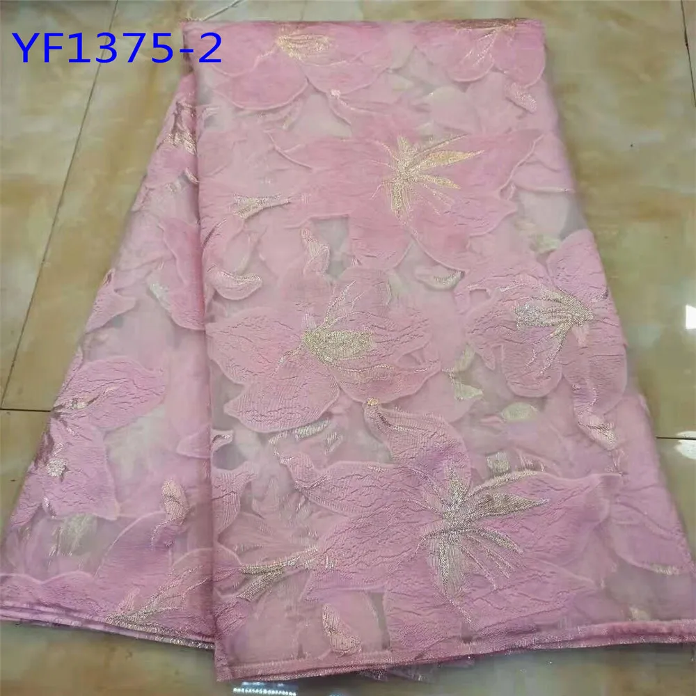 Новейший красный цвет Африканский новый стиль Французский цветок вышитый