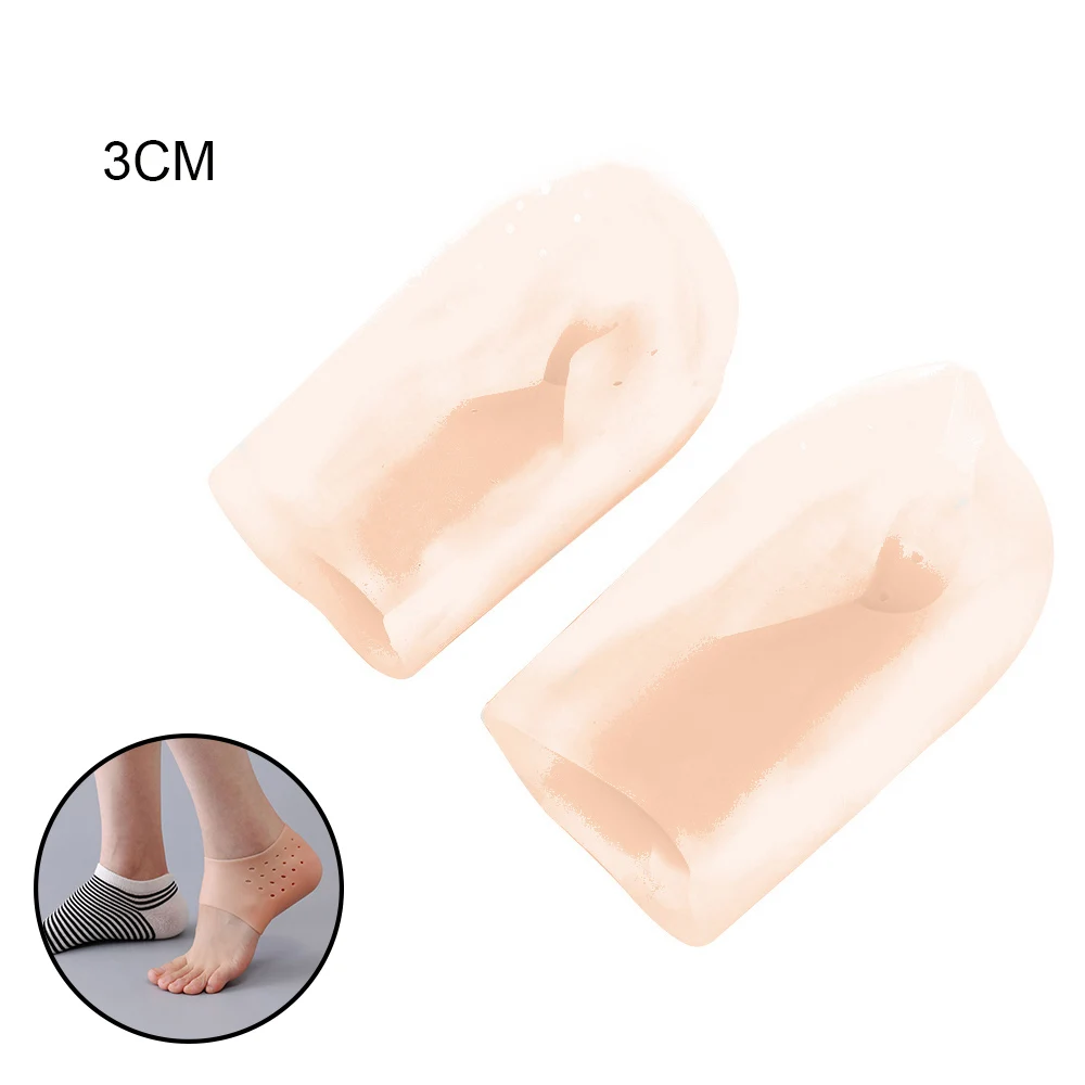 light pink 3cm Унисекс невидимые, визуально увеличивающие рост; Носки подпяточники стельки силиконовый массажер для ног Регулируемый износостойкий стельки 2/3/4 смячейками и глубиной погружения пара - Цвет: light pink 3cm