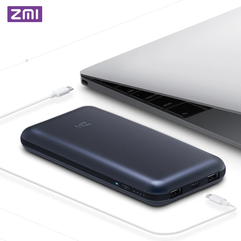 ZMI Мощность банк 15000 мАч 20000 USB C двухсторонняя PD 2 0 Bank Внешняя батарея Портативный