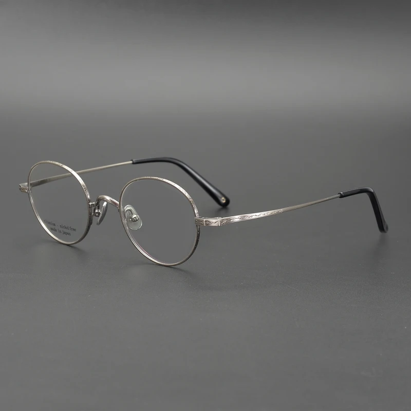 Очки Zerosun мужские из титана маленькие круглые винтажные фотохромные