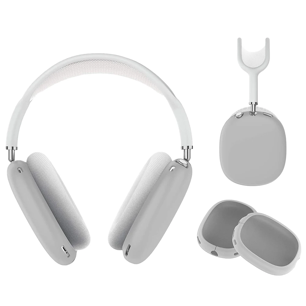 

Compatible for Airpods Max Earphones Cases Soft Silicone Anti-Slip Wireless Headset Protective Cover for Airpods Max