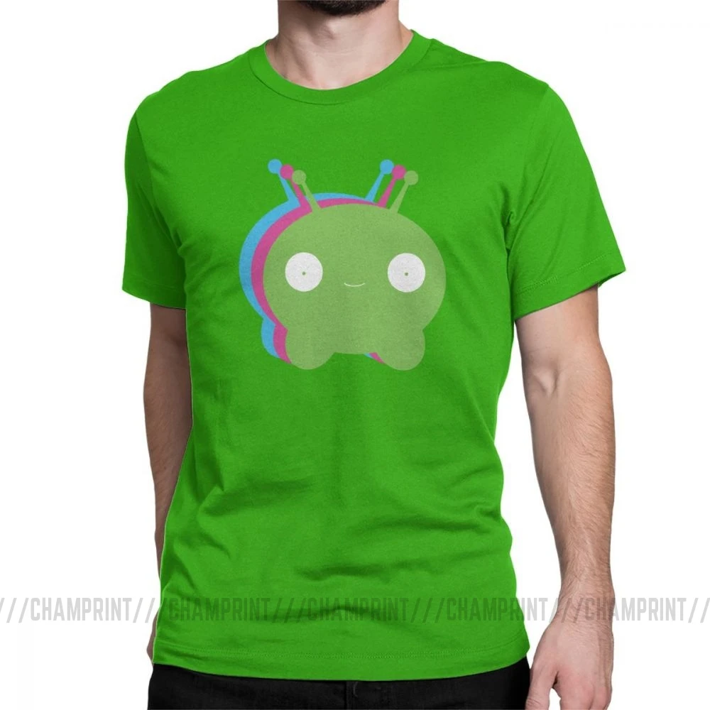 Chookity Dookity Mooncake футболка для мужчин Final Space размера плюс одежда с коротким рукавом Забавные футболки с круглым вырезом хлопковые футболки размера плюс - Цвет: Зеленый