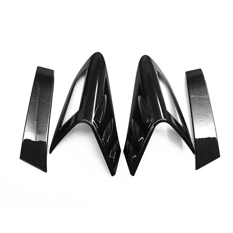 

For TOYOTA C-HR CHR 2017 2018 Accessories ABS Carbon Fiber Tail Brake Light/ Lamp Decoration cover Trim Sticker Car Styling 4pcs