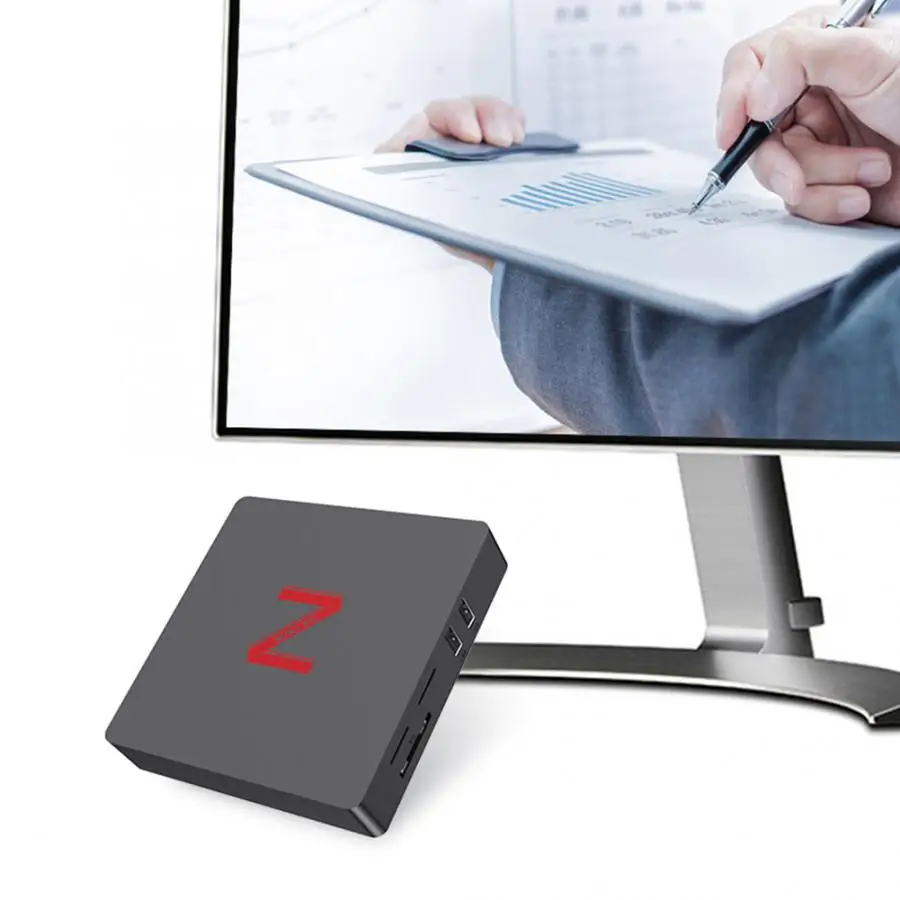 Z85 Beelink 2,4/5,8 ГГц Wifi VGA HDMI четырехъядерный медиаплеер мини-ПК(4+ 64G 100-240 V) медиаплеер
