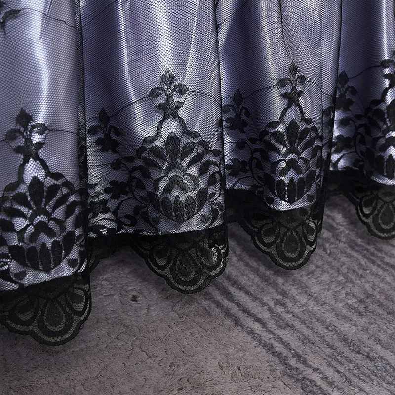 

Bed skirt style mat ice silk 2021 new summer three or four-piece washable bedspread single double lace air conditioner