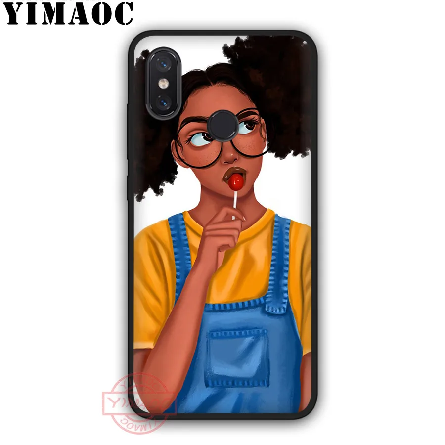 YIMAOC 2bunz Melanin Poppin Princess Soft Case for Xiaomi Mi 10 9 8 SE 6 A1 A2 A3 Lite F1 9T Pro CC9E Max 3 | Мобильные телефоны и
