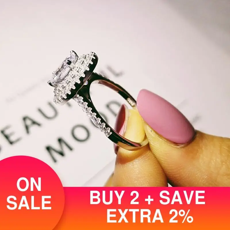 Женское кольцо из серебра 925 пробы с овальной огранкой | Украшения и аксессуары