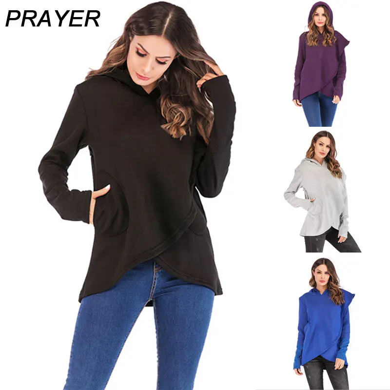 Женские толстовки осенне зимние свитшоты размера плюс пуловер с длинным рукавом