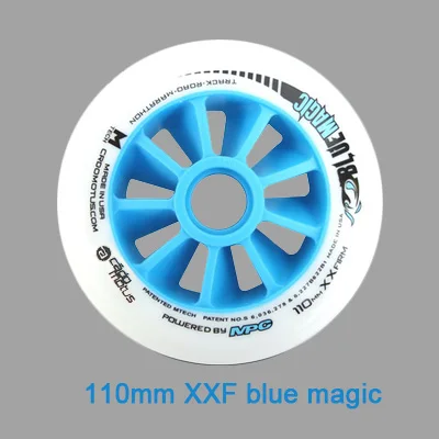 8 шт. MPC черные Волшебные колеса SRC XXFirm XFirm 110/100/90 мм марафонские гоночные шины для роликовых скоростных коньков дорожные катания A094 - Цвет: XXFirm 110mm