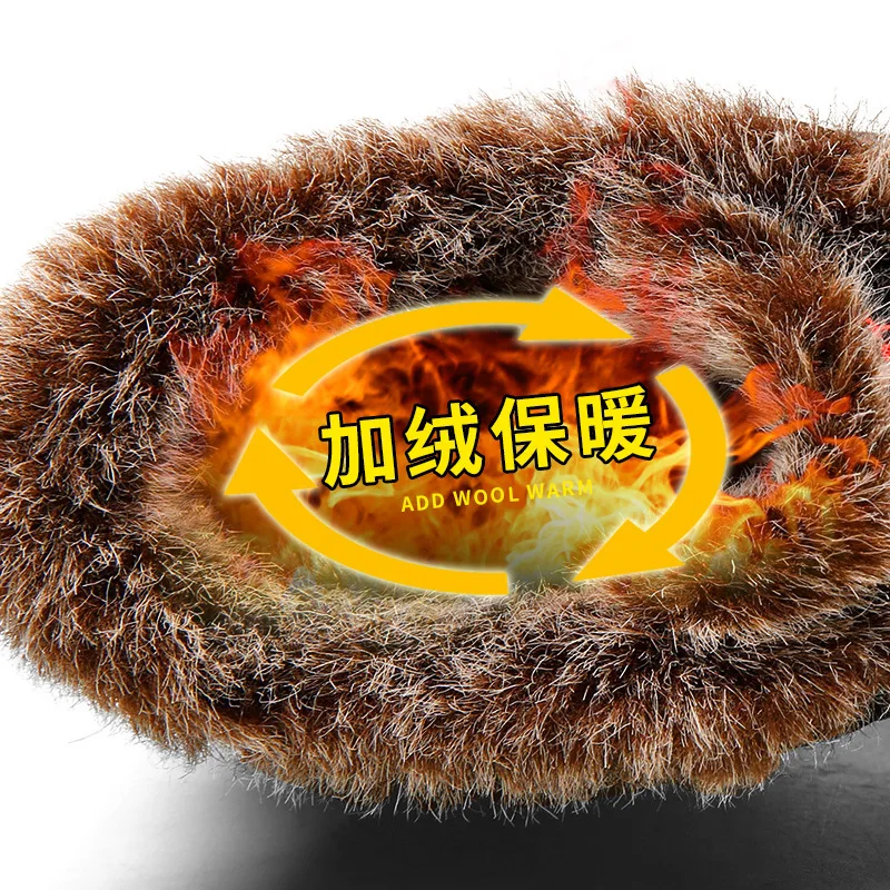 Зимние ботинки для мужчин коллекция 2019 года Сезон Зима Новинка кожаные и