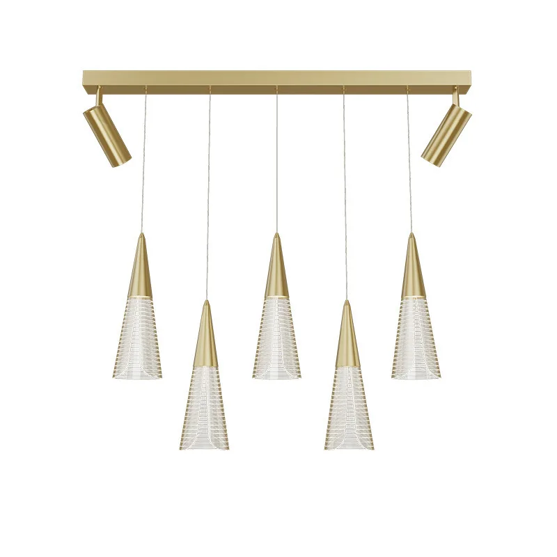 Гостиная светодиодный потолочная люстра с прожектор Современный простой Nordic