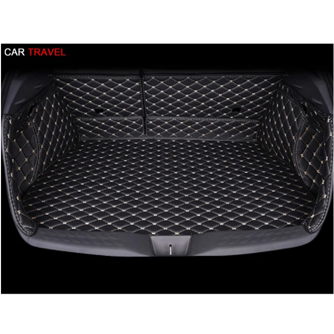 

High quality! Special trunk mats for Toyota C-HR 2018 waterproof durable boot carpets cargo liner mat for CHR 2017,