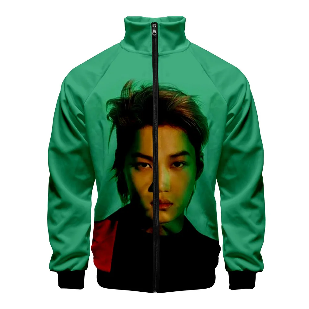 Новая корейская мода basuperm BAEKHYUN KAI Mark LUCAS TEN Taeyong Lee Taemin 3D толстовки куртки супер M