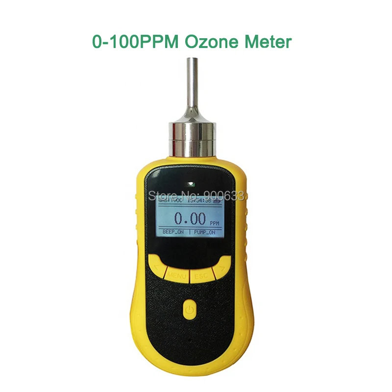 0 100PPM насос всасывающий O3 тестер утечки газа портативный детектор озоновый