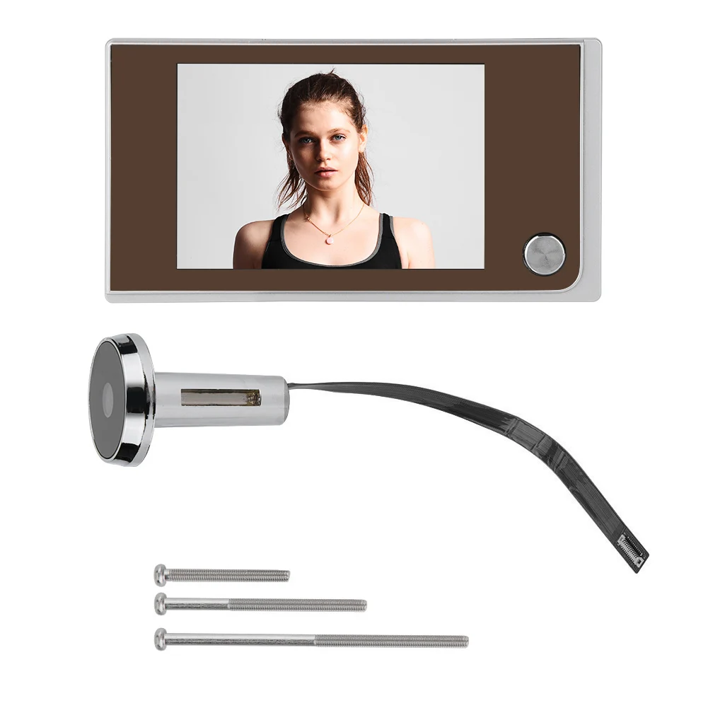 

SN520A 3.5" Digital HD LCD 120 Degree Peephole Viewer Photo Visual Monitoring Electronic Cat Eye Camera Ultra Thin And Beattiful