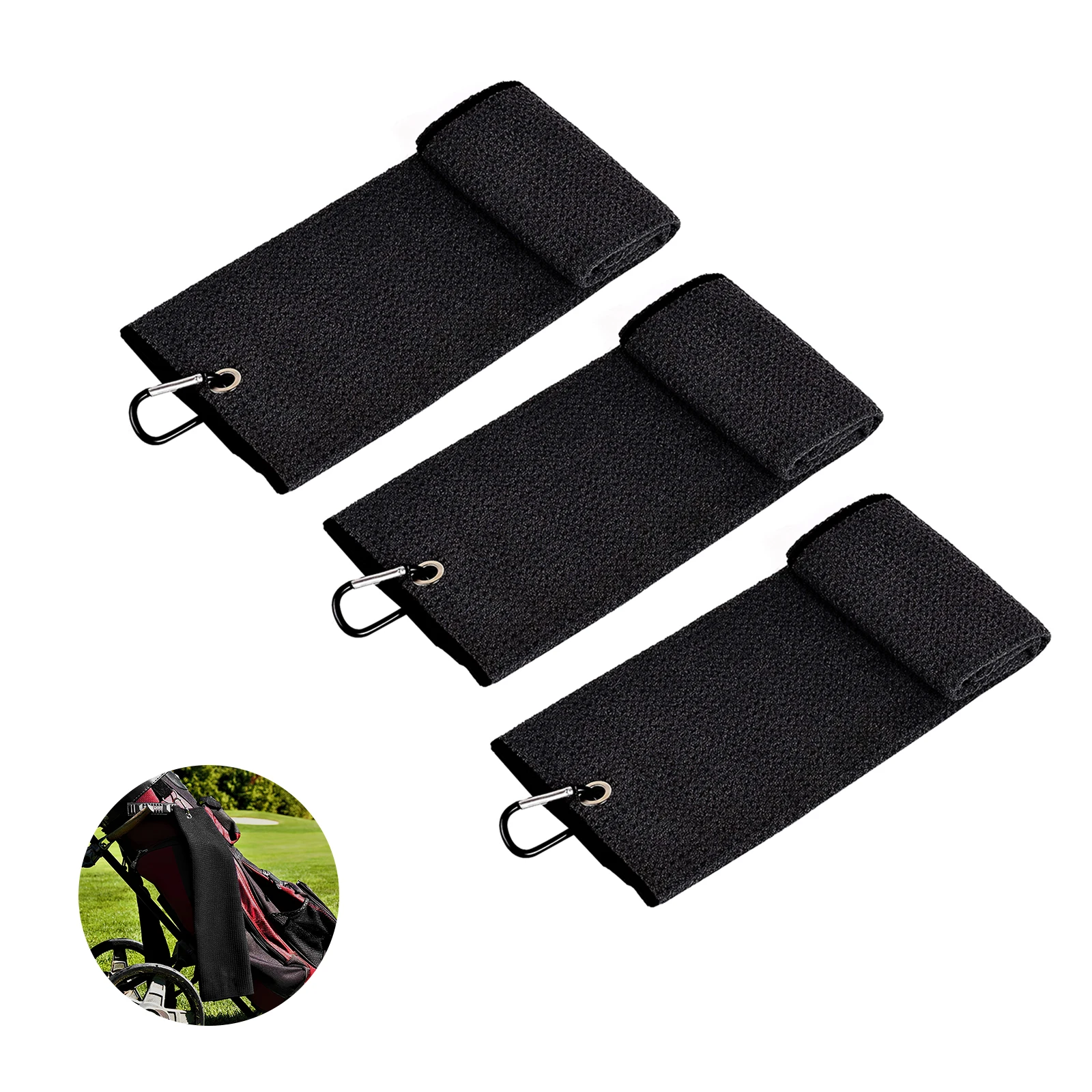 

Полотенце спортивное черное из микрофибры, 40 х60 см, 3 шт.