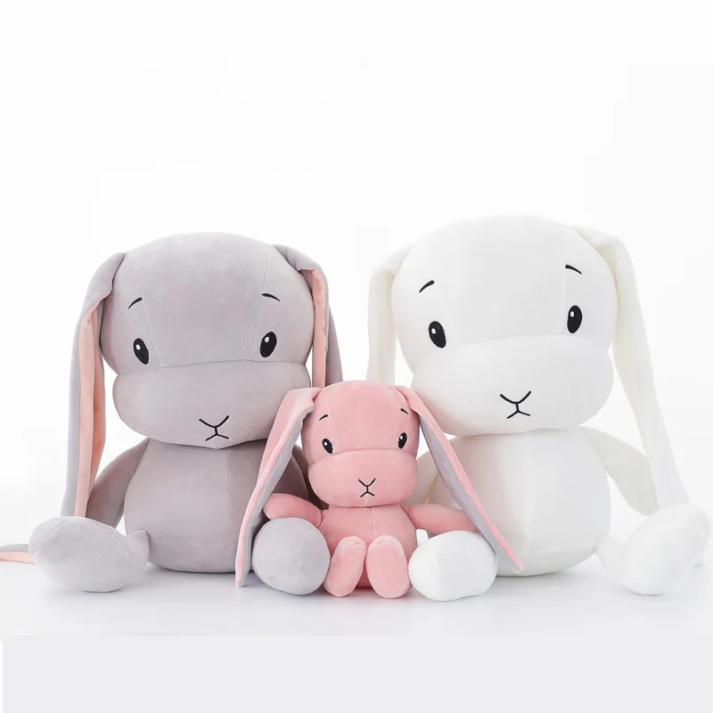 

70 CM 50CM 30CM Cute Rabbit Plush Toys Super Soft Bunny Stuffed Plush Animal Baby Toys Doll Baby Accompany Sleep Toy Kids Gifts