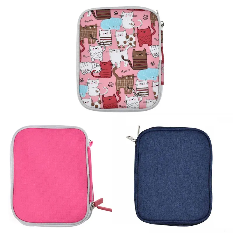 Женская пустая сумка для хранения набор вязания органайзер чехла шитья спиц