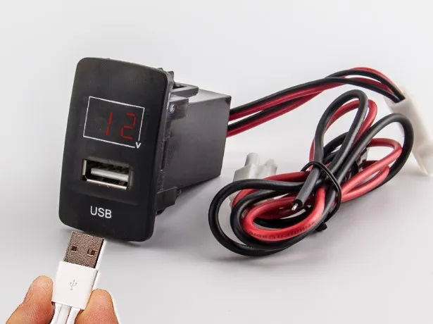 Для isuzu DMAX pickup USB с преобразователем напряжения для зарядки автомобиля